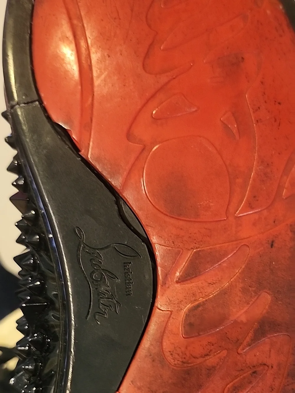 Christian Louboutin Louis Pik Pik Flat high-top sneakers size 45